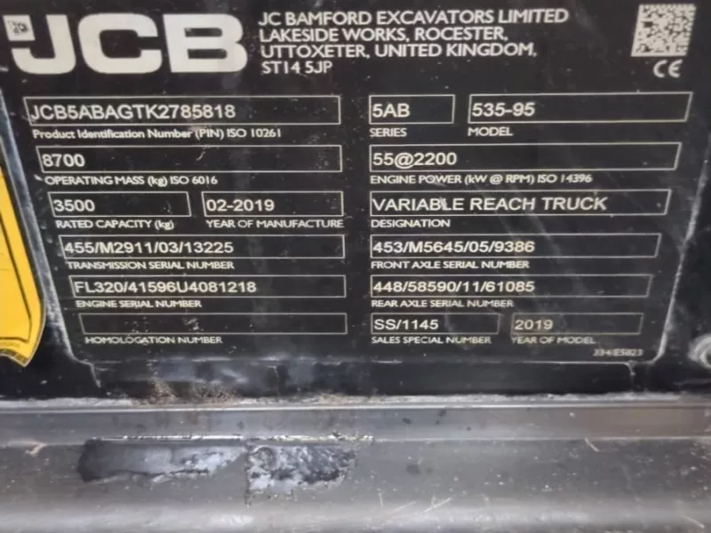 JCB - Telescopic handlers - V25372