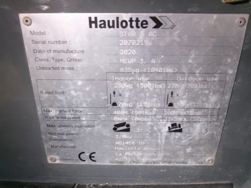 Haulotte - Vertical masts - V28653