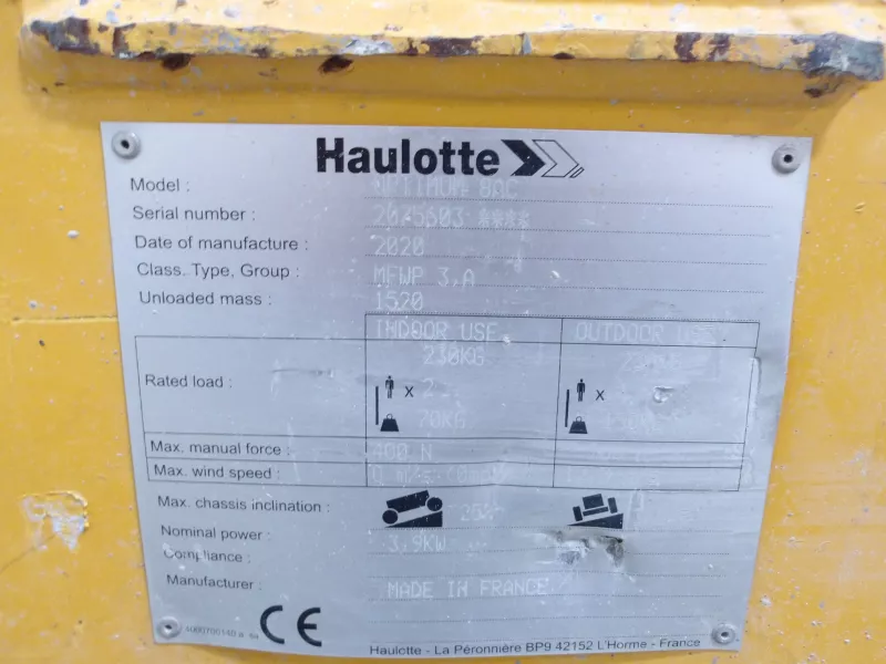 Haulotte - Scissor lifts - V28819