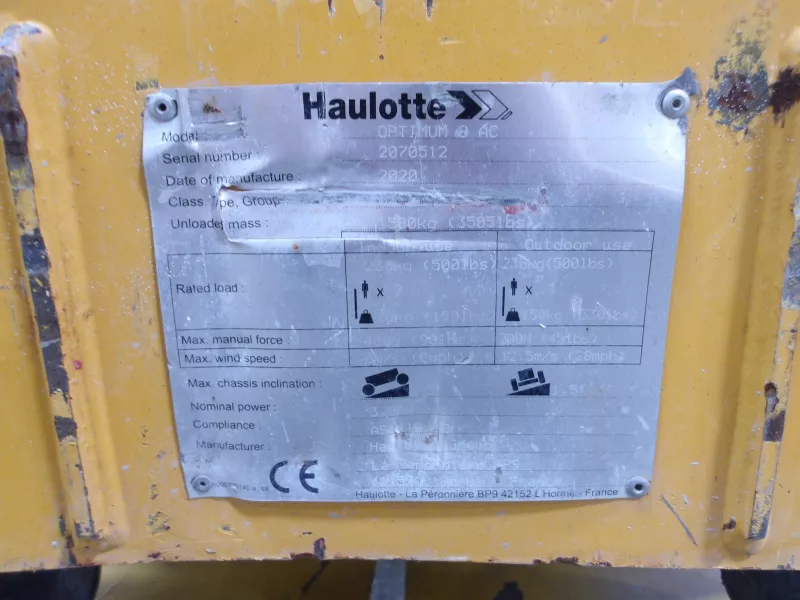 Haulotte - Scissor lifts - V29774