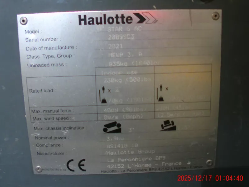 Haulotte - Vertical masts - V30091