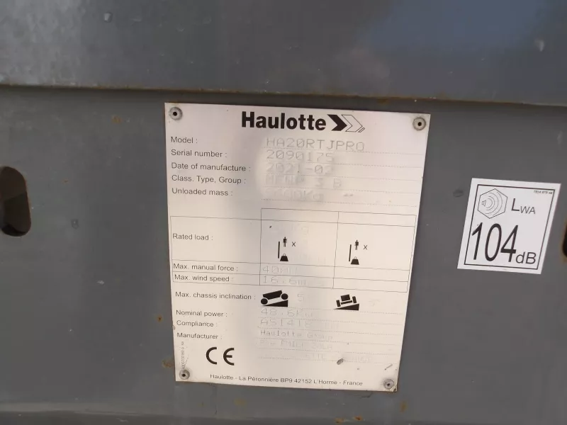 Haulotte - Articulating booms - V30412