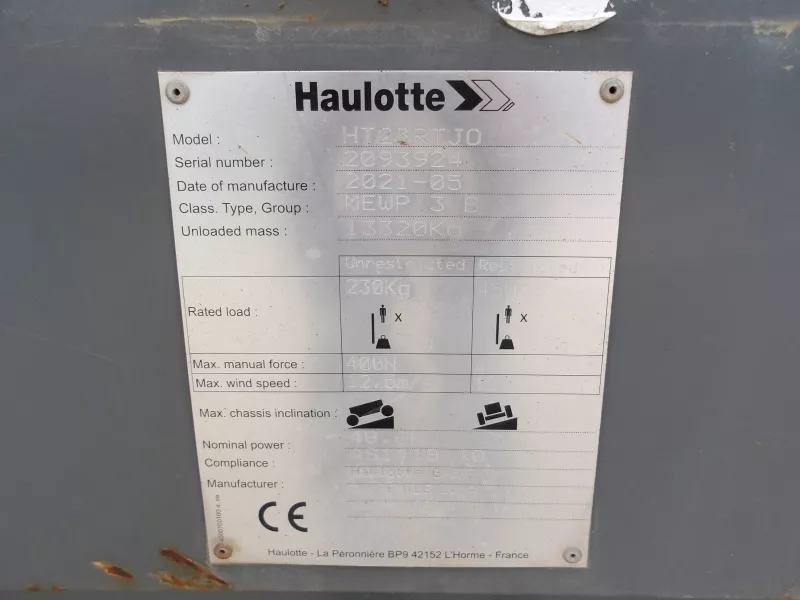 Haulotte - Stick booms - V30448