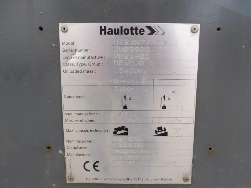 Haulotte - Stick booms - V30449
