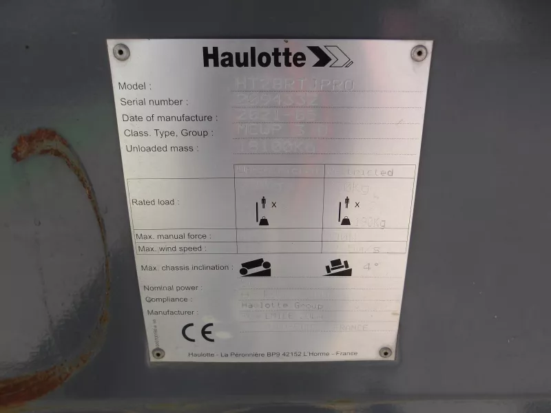 Haulotte - Stick booms - V30457