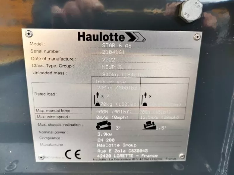 Haulotte - Vertical masts - V31142