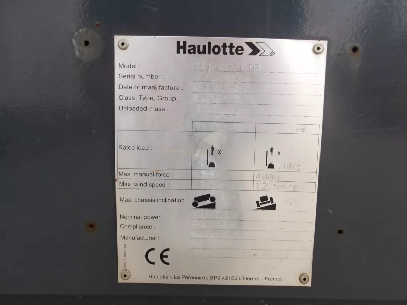 Haulotte - Stick booms - V31183