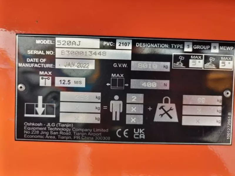 JLG - Articulating booms - V31232