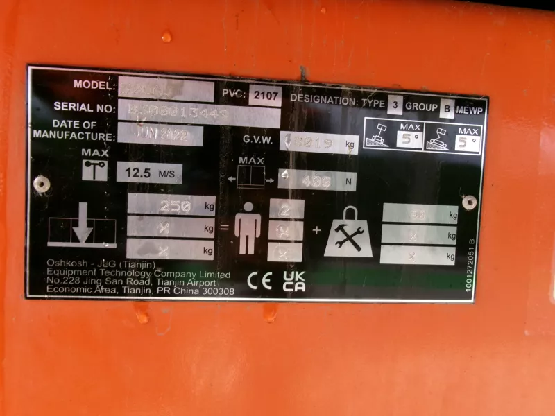 JLG - Articulating booms - V31235