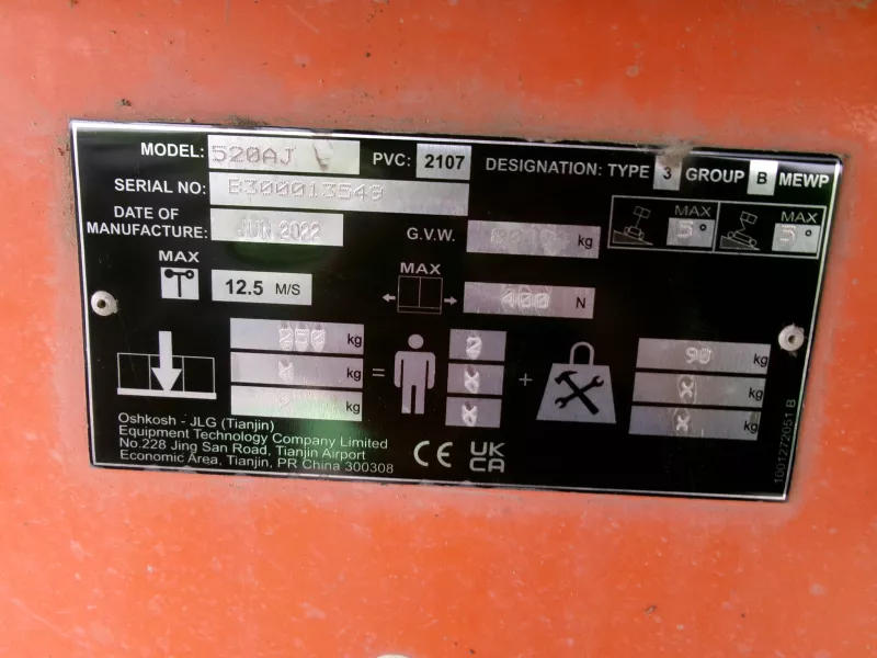 JLG - Articulating booms - V31241