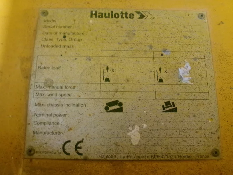 Haulotte - Scissor lifts - V31837