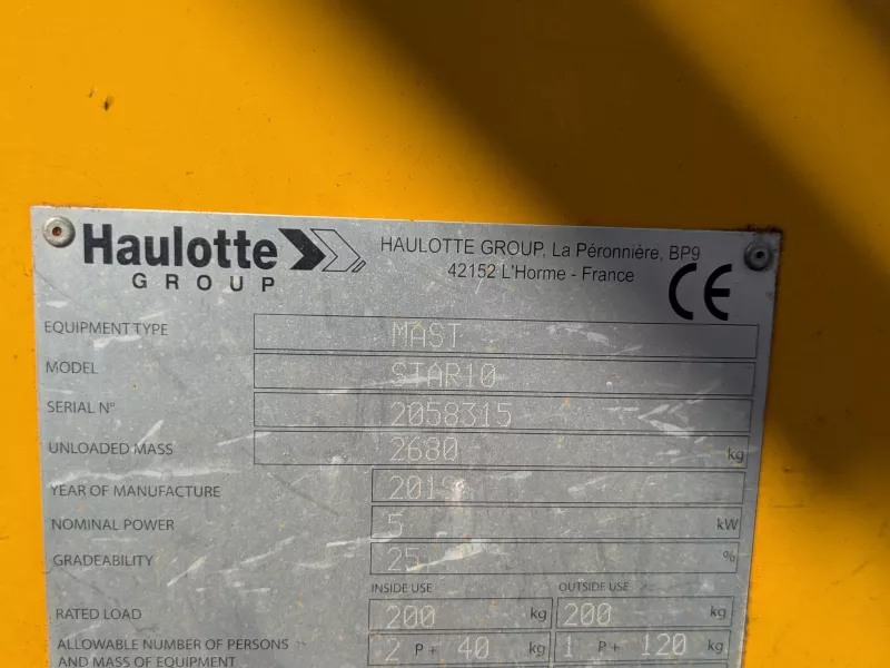 Haulotte - Vertical masts - V38399