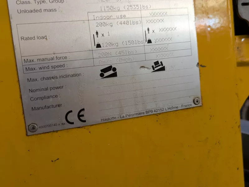 Haulotte - Vertical masts - V38639