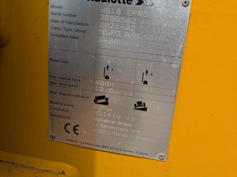 Haulotte - Scissor lifts - V38668