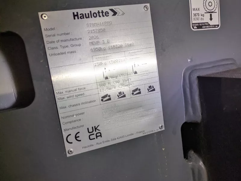 Haulotte - Articulating booms - V39303