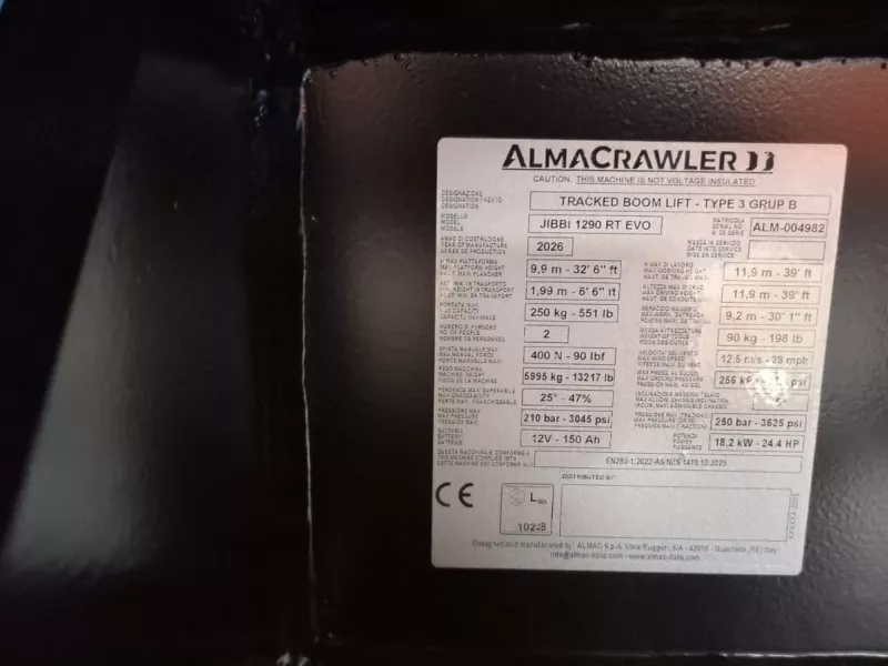 AlmaCrawler - Stick booms - V40008
