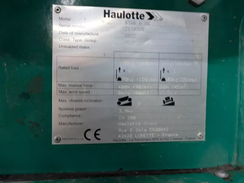 Haulotte - Vertical masts - V40135