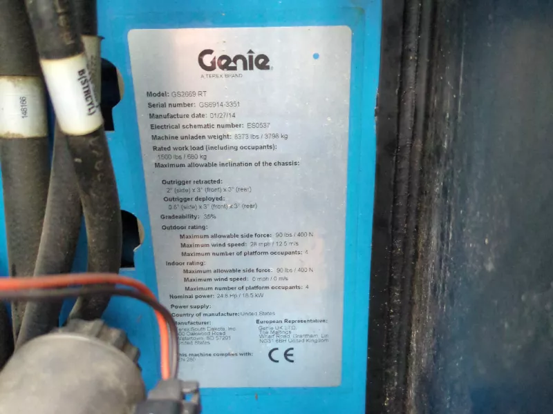 Genie - Scissor lifts - V40202