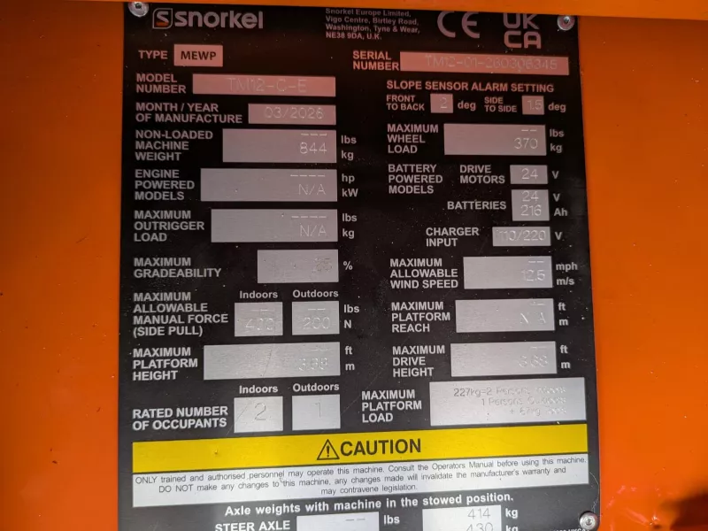 Snorkel - Vertical masts - V40341