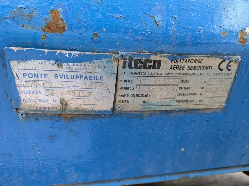 Iteco - Scissor lifts - V40747
