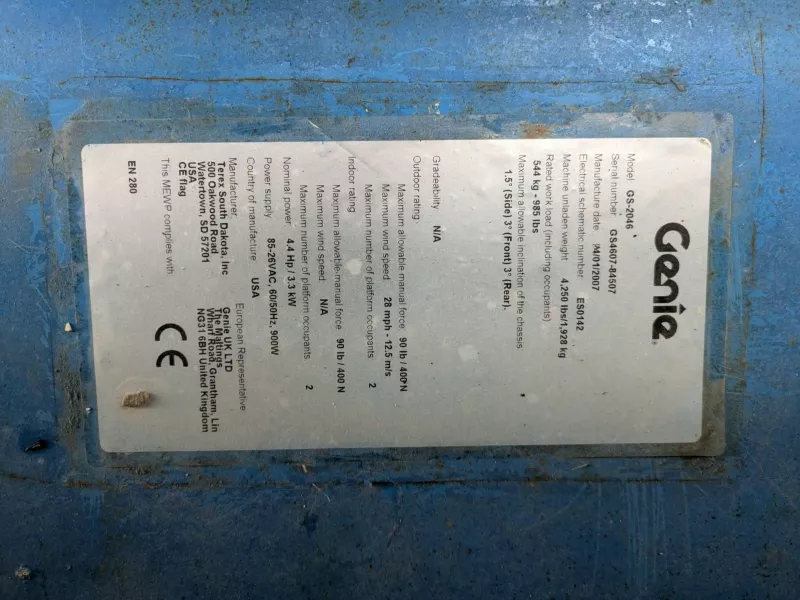 Genie - Scissor lifts - V41472