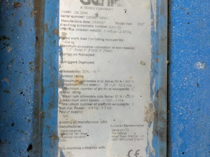 Genie - Scissor lifts - V41486