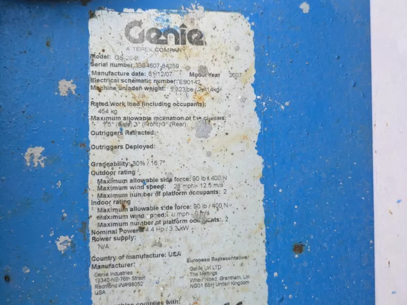 Genie - Scissor lifts - V41491